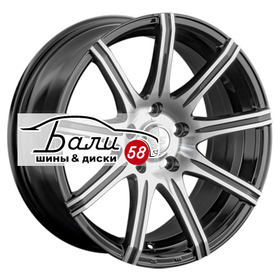 LS wheels 1322 BKF 5x114.3 8xR17 ET35 DIA67.1 конус купить
