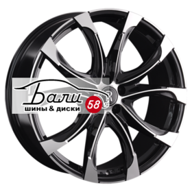 Replay (Replica LS) LR54 BKF 5x120 9.5xR22 ET49 DIA72.6 конус, LR002 купить
