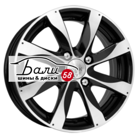 K&K Джемини (КС480) Алмаз Черный 4x98 5.5xR14 ET40 DIA58.5  купить