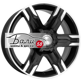 K&K Риальто (КС629) Алмаз Черный 6x139.7 8xR17 ET38 DIA100.1   купить