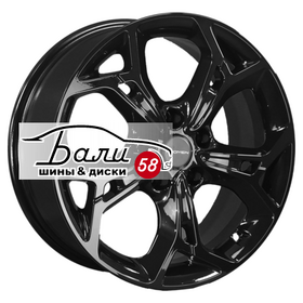 KHOMEN KHW1702 (DFM AX 7) Black 5x108 7xR17 ET43 DIA65.1  купить