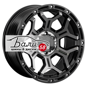 LS FlowForming RC68 BKF 6x139.7 9xR17 ET15 DIA106.1 конус, Колпак+лого купить