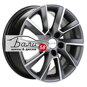 KHOMEN KHW1507 (Rapid/Fabia) Gray-FP 5x100 6xR15 ET38 DIA57.1  купить