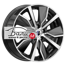 K&K Гамбит (КС961) Алмаз Черный 5x100 6.5xR16 ET38 DIA57.1  купить