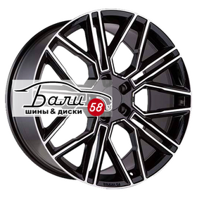 KHOMEN KHW2101 (Cayenne) Black-FP 5x130 9.5xR21 ET46 DIA71.6  купить