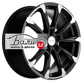 KHOMEN KHW1808 (Jac/Москвич 3) Black-FP 5x108 7.5xR18 ET40 DIA54.1  купить