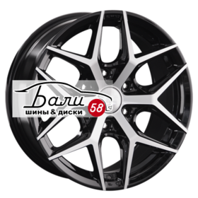 LS wheels 1303 BKF 6x139.7 8xR17 ET36 DIA100.1 конус, Колпак+лого купить