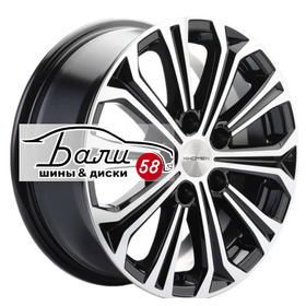 KHOMEN KHW1610 (Octavia) Black-FP 5x112 6.5xR16 ET50 DIA57.1  купить