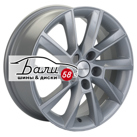 KHOMEN KHW1507 (Polo) F-Silver 5x100 6xR15 ET40 DIA57.1  купить
