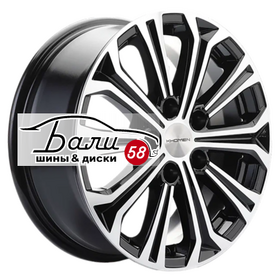 KHOMEN KHW1610 (Focus) Black-FP 5x108 6.5xR16 ET50 DIA63.3  купить