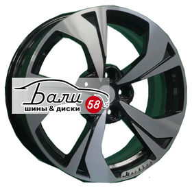 KHOMEN KHW1724 (Jac/Москвич 3) Black-FP 5x108 7xR17 ET40 DIA54.1  купить