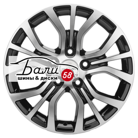 KHOMEN KHW1608 (Huyndai/Mazda) Black-FP 5x114.3 6.5xR16 ET45 DIA67.1  купить