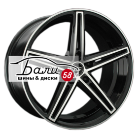 LS wheels 749 BKF 5x120 8.5xR19 ET25 DIA72.6  купить
