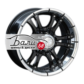 LS wheels 161 BKL 6x139.7 8xR16 ET10 DIA93.1 Колпак+лого купить