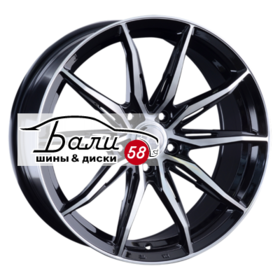LS wheels 1055 BKF 5x114.3 7.5xR17 ET45 DIA67.1 конус купить