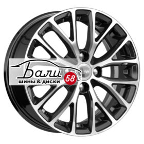 K&K КС782 Алмаз Черный 4x100 6xR15 ET46 DIA54.1  купить
