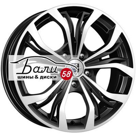 K&K Аламида (КС705) Алмаз Черный 5x100 7xR17 ET48 DIA56.1   купить