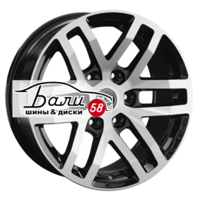 LS wheels 1279 BKF 6x139.7 9xR18 ET25 DIA106.1 конус, Колпак+лого купить