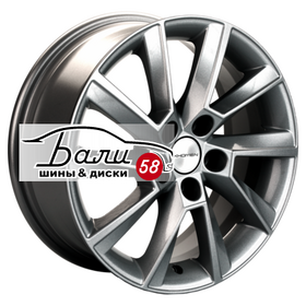 KHOMEN KHW1507 (Polo) Gray-FP 5x100 6xR15 ET40 DIA57.1  купить