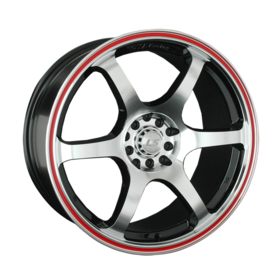 LS wheels 544 BKFRL 5x100 8.5xR18 ET40 DIA73.1 конус купить